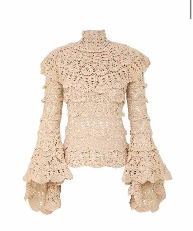 Luna Hand Crochet Sweater