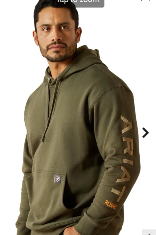 Ariat Rebar Graphic Long-Sleeve Hoodie for Men