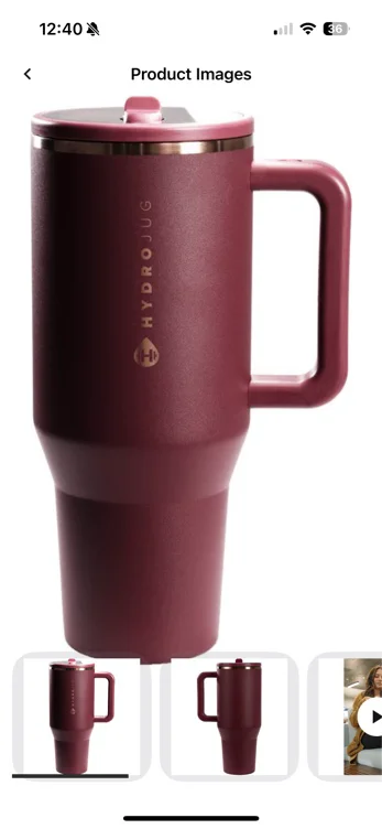 HYDROJUG 32 oz. Traveler Tumbler with Premium Finish