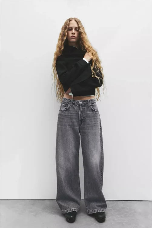 Jean baggy taille moyenne