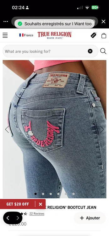 

BECCA ‘I LOVE TRUE RELIGION’ BOOTCUT JEAN - Peak Spot | True Religion

