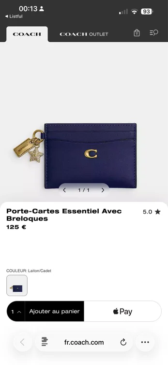 Porte-Cartes Essentiel Avec Breloques
