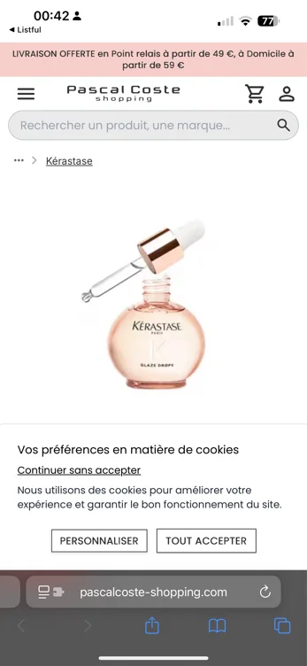 Huile légère Gloss Absolu Kérastase