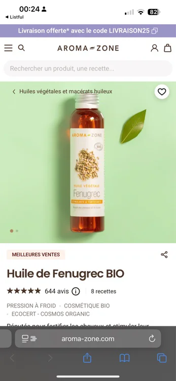 Huile de Fenugrec BIO