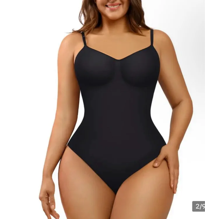 FeelinGirl Seamless Covered Bust Jumpsuit Thong Bodysuit Fit | Holiday Sales TikTok Shop