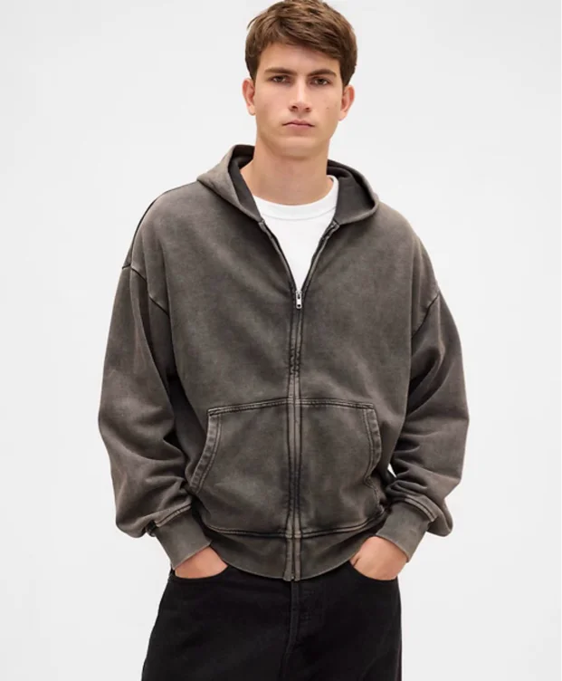 Adult Heavyweight Oversized Zip Hoodie | Gap
