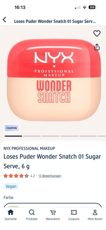 NYX Professional MakeUp Wonder Snatch Powder 01 -  Sugar Serve online kaufen | rossmann.de