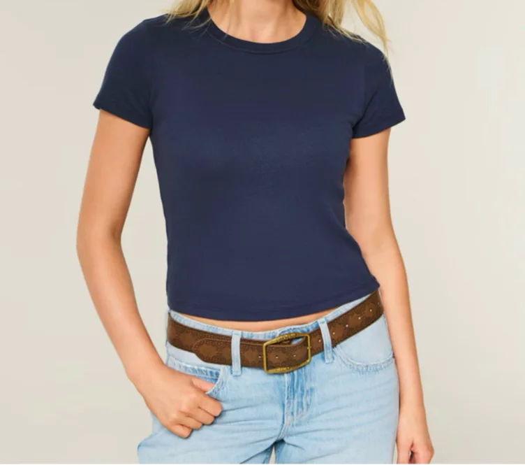 Short-Sleeve Crew Baby Tee