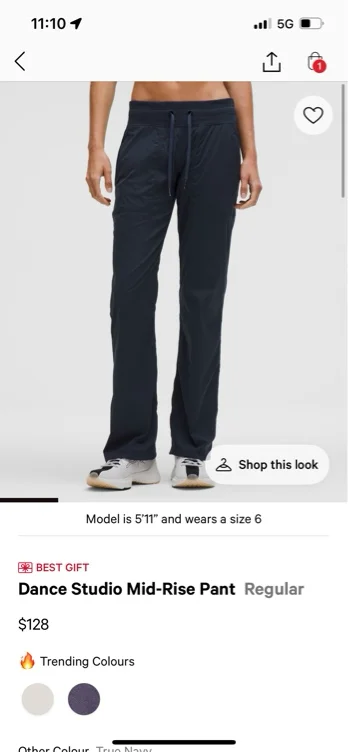 Dance Studio Mid-Rise Pant *Regular - Sheer Oak - 14