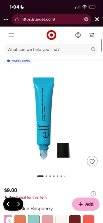 e.l.f. Glow Reviver Melting Lip Balm - 0.52oz