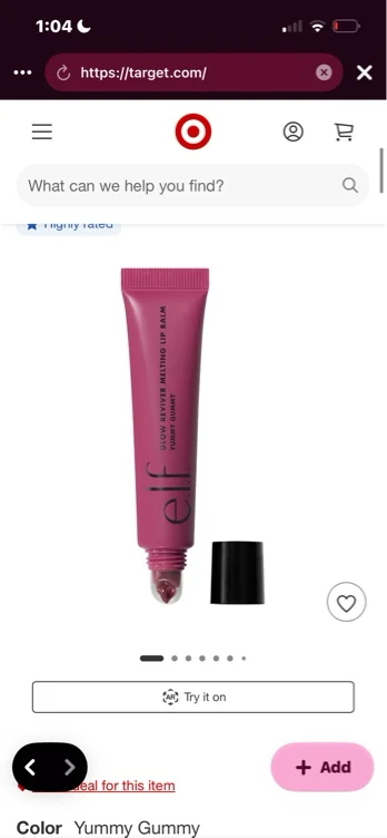 e.l.f. Glow Reviver Melting Lip Balm - 0.52oz
