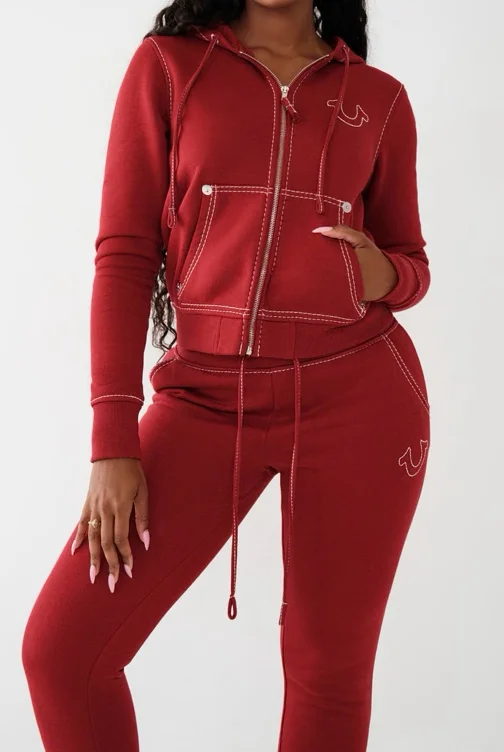

BIG T STITCH LOGO ZIP HOODIE | True Religion

