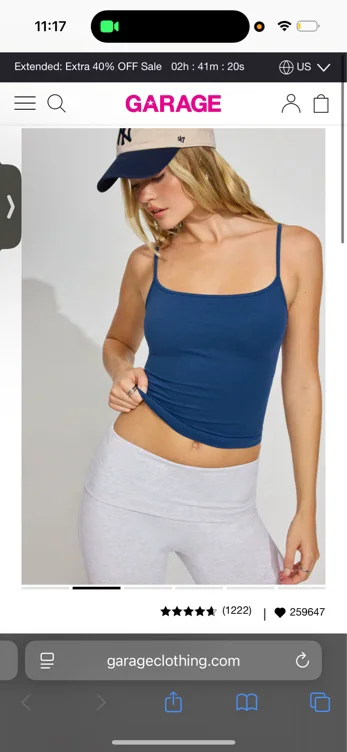 Sleek Scoop Cami Top