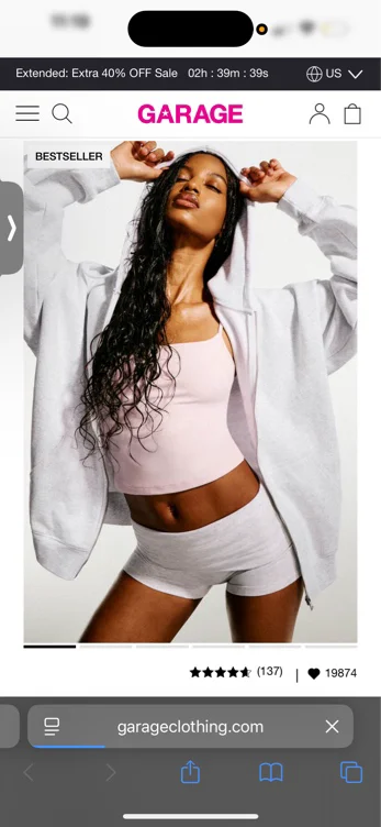 SoftTerry Oversized Zip-Up Hoodie