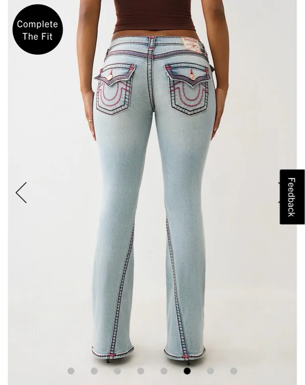 

JOEY LOW RISE SUPER T FLARE JEAN - Urban Fade | True Religion


