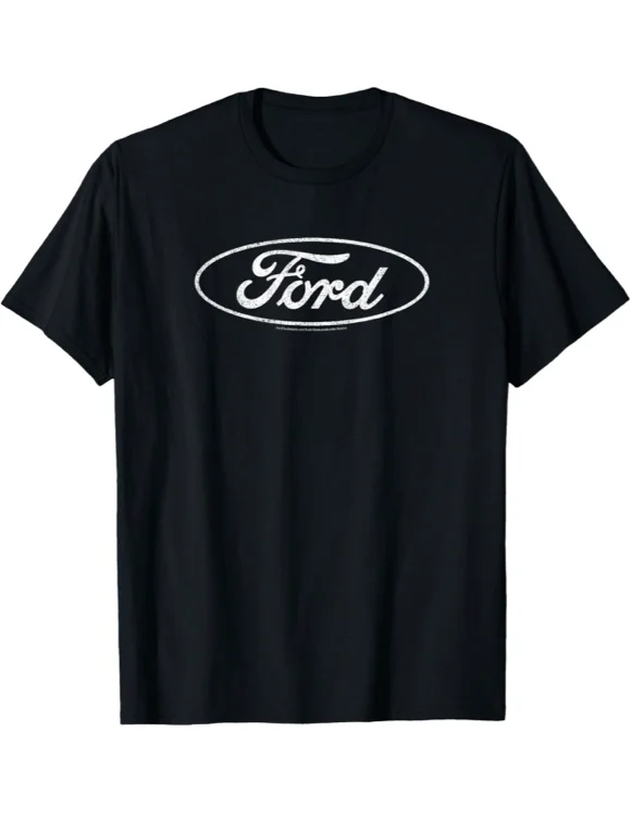 Ford - Distressed White Oval