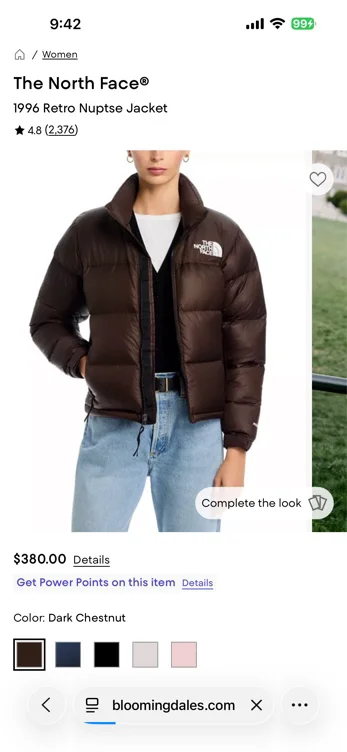The North Face 1996 Retro Nuptse Jacket - Metal Pink