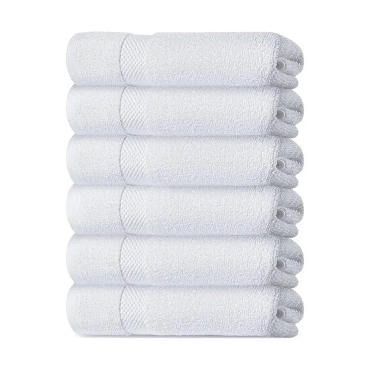 White Classic Luxury 100% Cotton Bath Towels Set of 4 - 27x54" Taupe