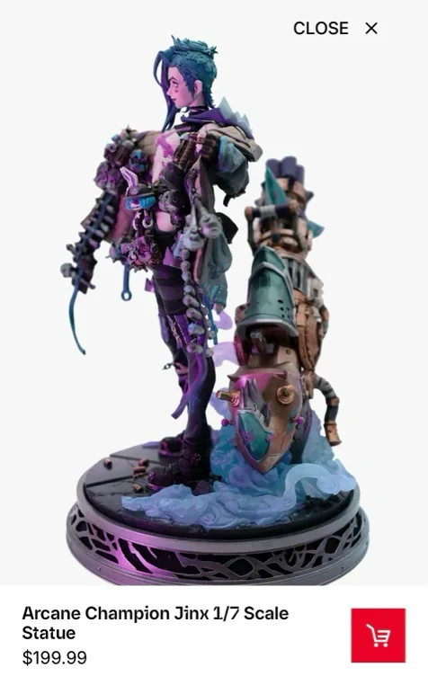 Arcane Champion Jinx 1/7 Scale Statue | Riot Games Store