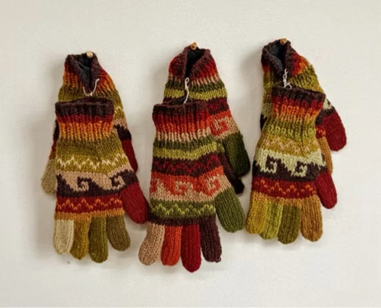 FULL Finger Wool Earthy Blend Gloves
