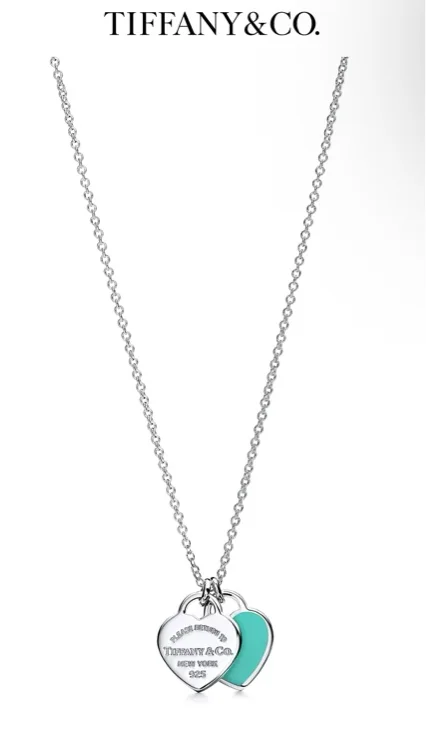 Return to Tiffany™ Sterling Silver Enamel Necklace