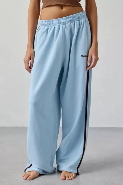iets frans... iets frans. iets frans… Harri Wide Leg Jogger Pant in Light Brown, Women's at Urban Outfitters