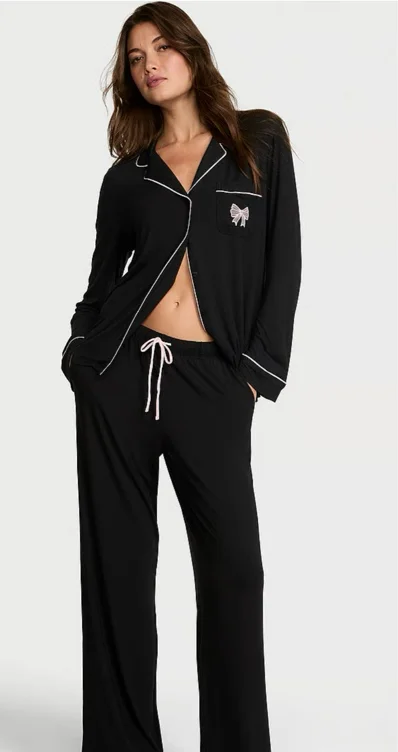 Modal Soft Long Pajama Set