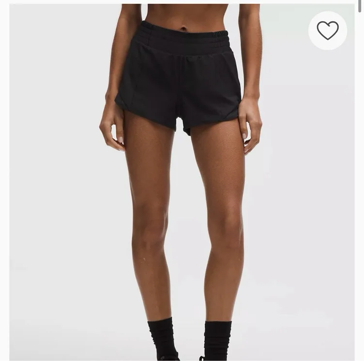 Hotty Hot High-Rise Lined Short 2.5" - black - 12