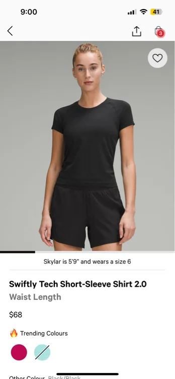 black swiftly waist length 