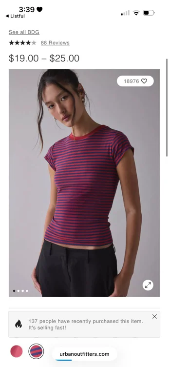 BDG Short Sleeve Spill The Tee