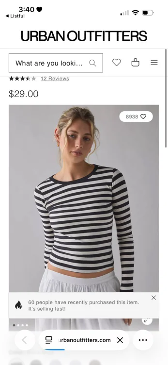 BDG Long Sleeve Spill The Tee