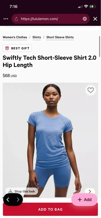 Light Blue Swiftly Tech