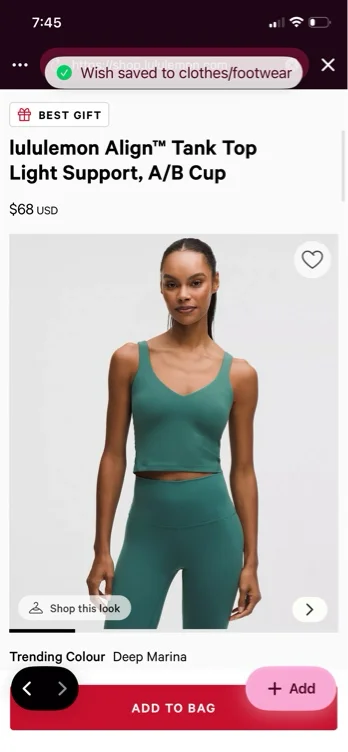 Green Align Tank
