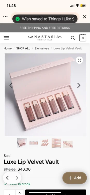 Luxe Lip Velvet Vault