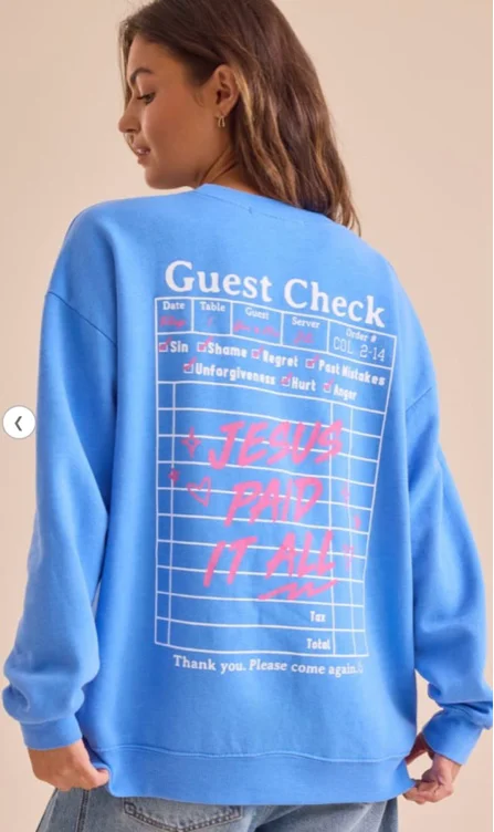 Jesus Paid Crewneck