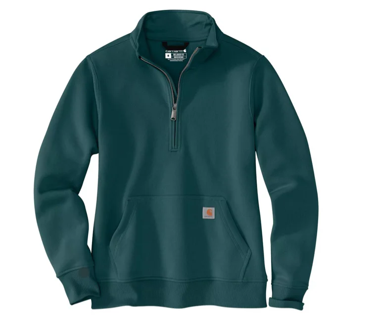 Carhartt Women's Relaxed Fit 1/4 Zip Sweatshirt