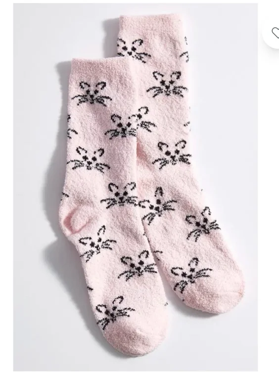 Festive Cocktails Holiday Cozy Socks