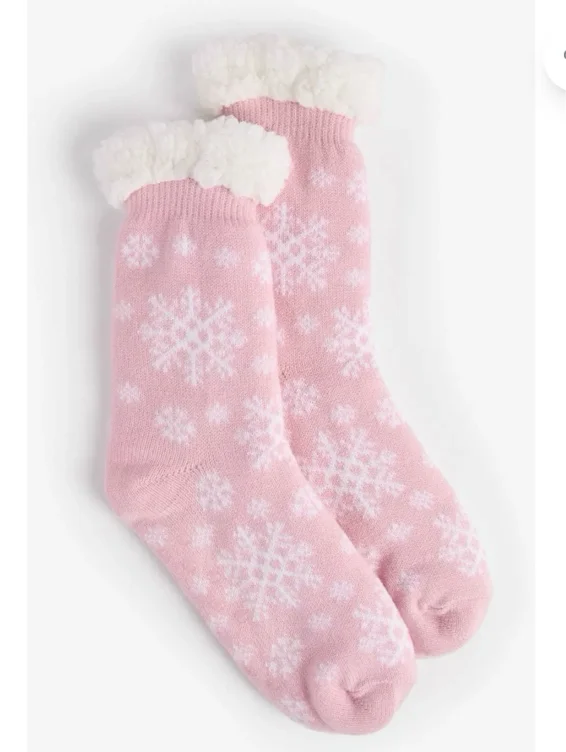 Festive Cocktails Holiday Cozy Socks