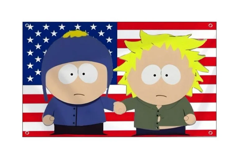 Cartoon S-South Park Welcome Flags Custom Camping Outdoor Garden room Bedroom Decor Party Backdrops | South park flag, South park banner discord, Tesla