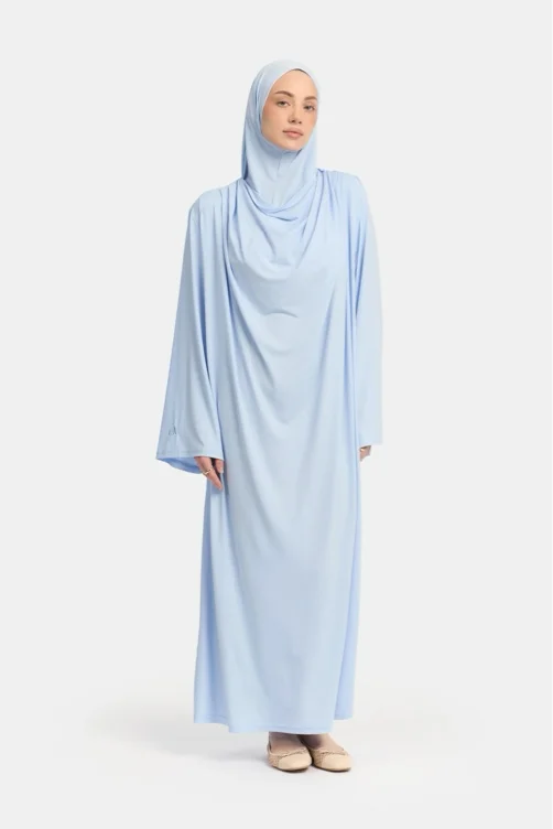 Premium jersey abaya Ice Blue – OEMAAYAH