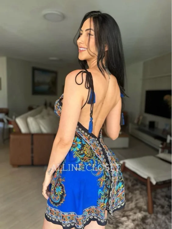 VESTIDO DORI AZUL BIC