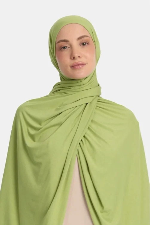 Bamboo jersey scarf Leaf – OEMAAYAH