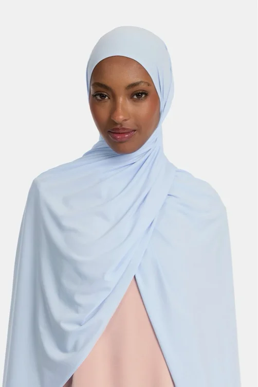 Premium Jersey scarf Ice Blue – OEMAAYAH