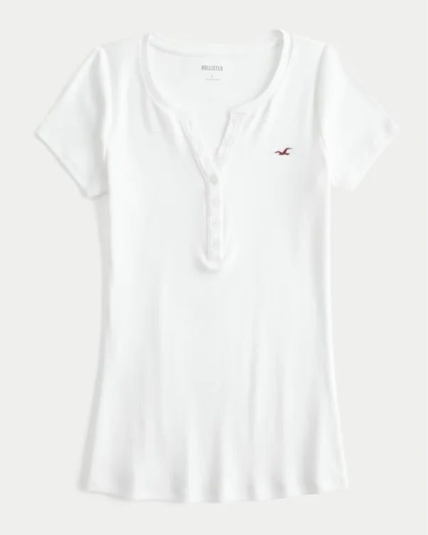 Short-Sleeve Icon Henley