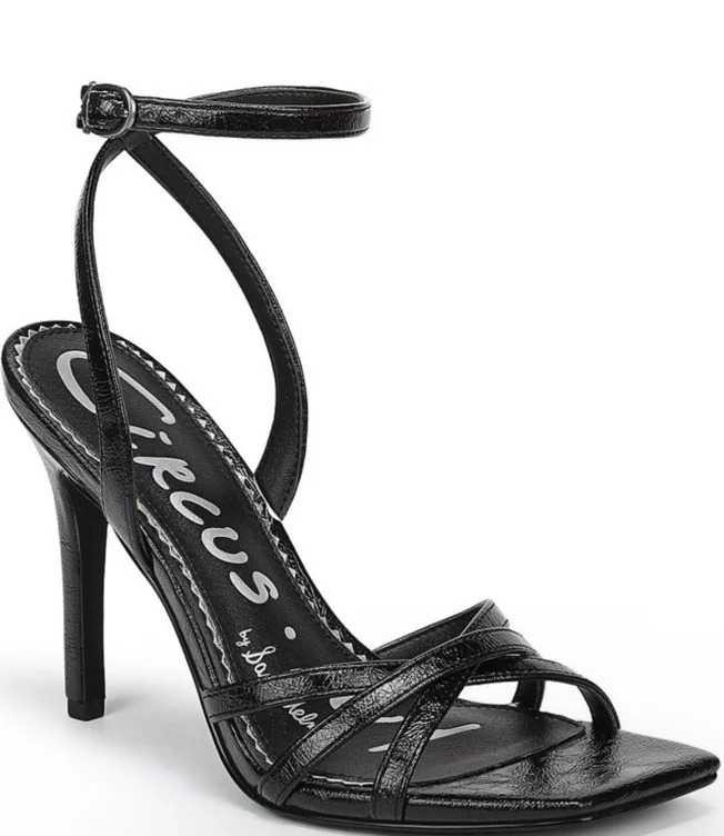 Circus NY by Sam Edelman Bria Patent Ankle Strap Dress Sandals