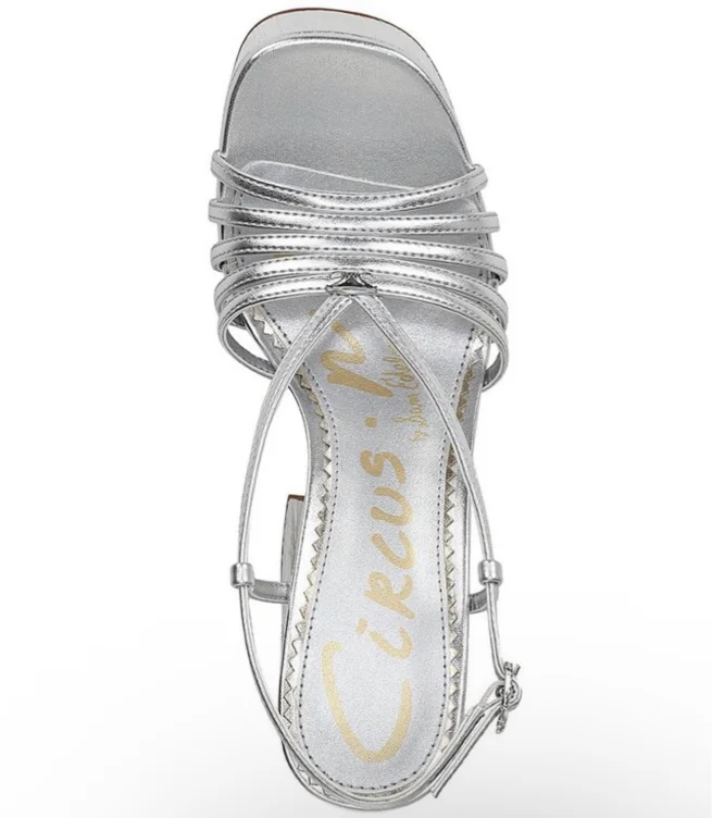 Circus NY by Sam Edelman Siena Metallic Platform Dress Sandals