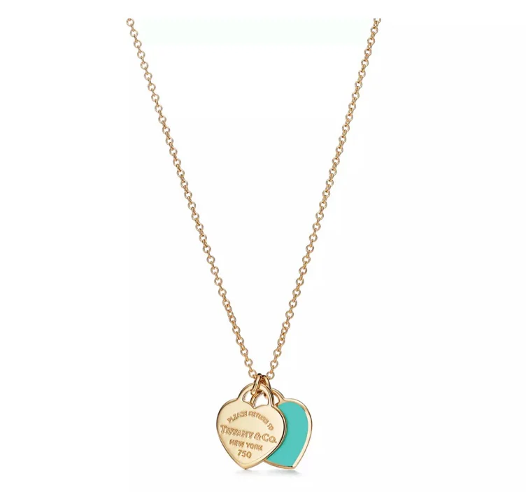 Return to Tiffany® Mini Double Heart Tag Pendant
