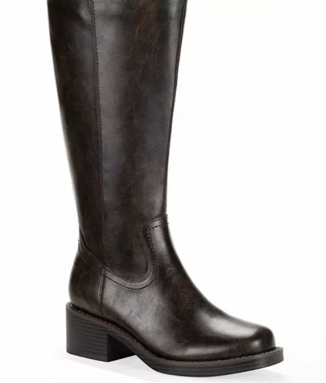 Women's Warblerr Square Toe Tall Boots, Created for Macy's, Regular & Wide Calf