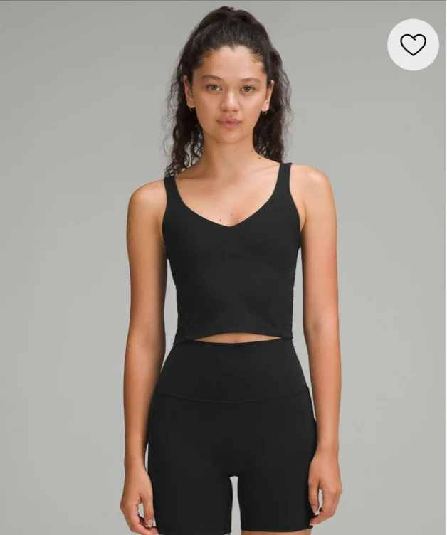 Black align tank 