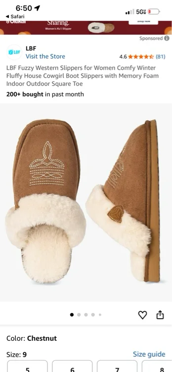 Amazon.com | LBF Fuzzy Western Slippers for Women Comfy Winter Fluffy House Cowgirl Boot Slippers with Memory Foam Indoor Outdoor Square Toe | Slippers